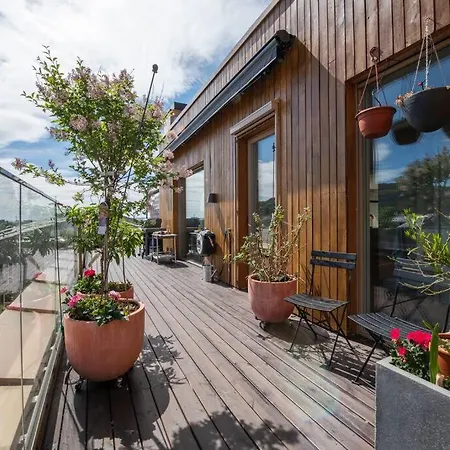 Luxury Penthouse In Oslo, Fjord View, Jacuzzi And Huge Terrasse Leilighet