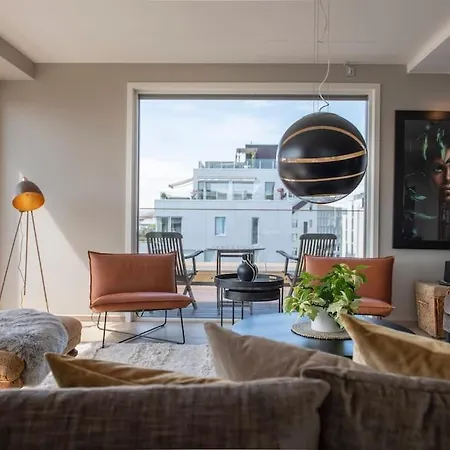 Luxury Penthouse In Oslo, Fjord View, Jacuzzi And Huge Terrasse Apartment