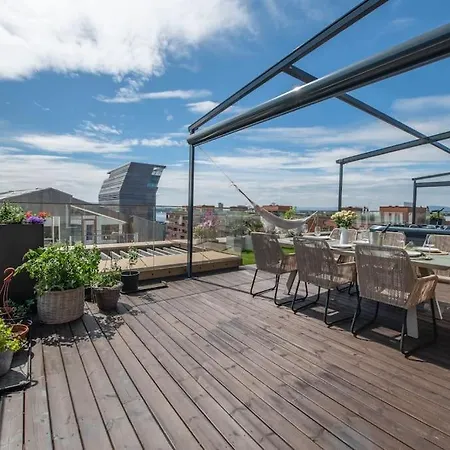 Luxury Penthouse In Oslo, Fjord View, Jacuzzi And Huge Terrasse Leilighet *