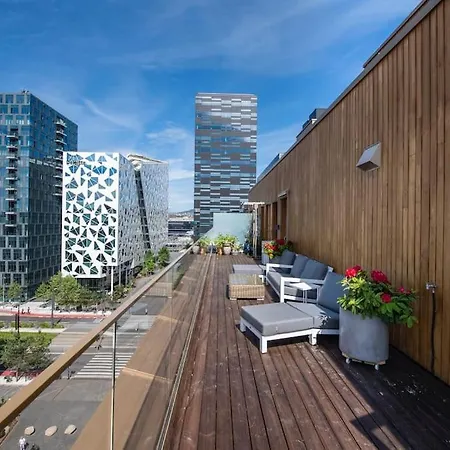 Leilighet Luxury Penthouse In Oslo, Fjord View, Jacuzzi And Huge Terrasse