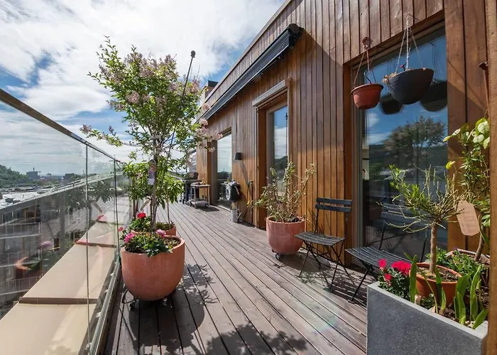 Luxury Penthouse In Oslo, Fjord View, Jacuzzi And Huge Terrasse Lägenhet