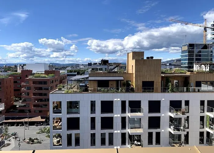 Luxury Penthouse In Oslo, Fjord View, Jacuzzi And Huge Terrasse Lägenhet Oslo