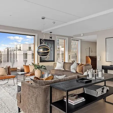 Appartement Luxury Penthouse In Oslo, Fjord View, Jacuzzi And Huge Terrasse Oslo