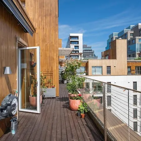 Luxury Penthouse In Oslo, Fjord View, Jacuzzi And Huge Terrasse Lägenhet