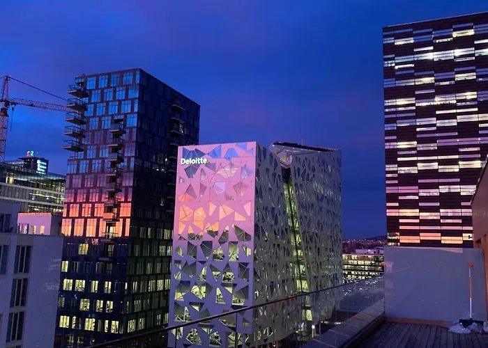 Διαμέρισμα Luxury Penthouse In Oslo, Fjord View, Jacuzzi And Huge Terrasse