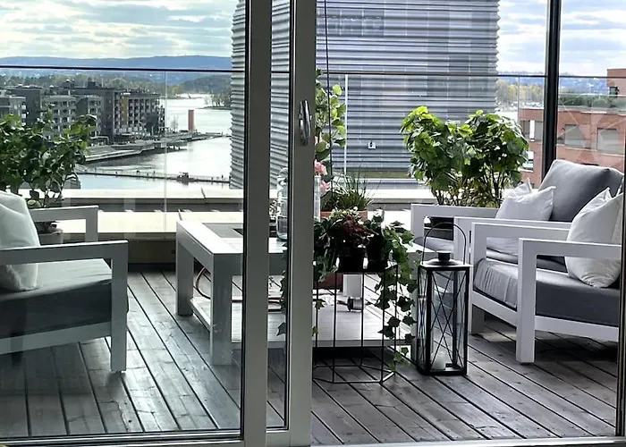 Luxury Penthouse In Oslo, Fjord View, Jacuzzi And Huge Terrasse Διαμέρισμα *