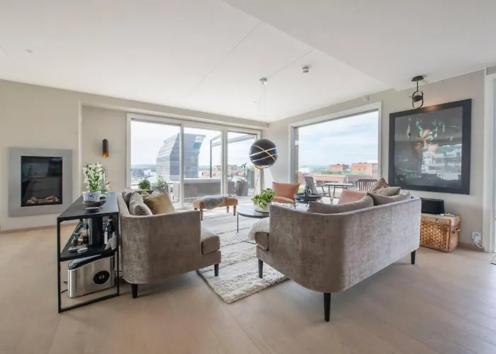 Διαμέρισμα Luxury Penthouse In Oslo, Fjord View, Jacuzzi And Huge Terrasse Όσλο