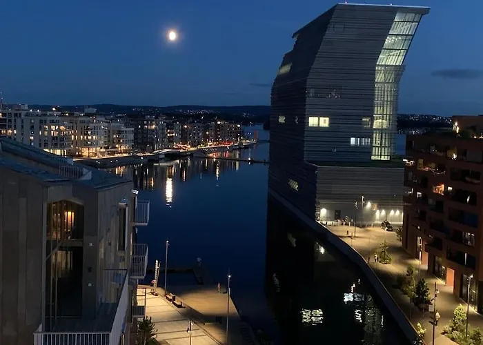 Διαμέρισμα Luxury Penthouse In Oslo, Fjord View, Jacuzzi And Huge Terrasse *