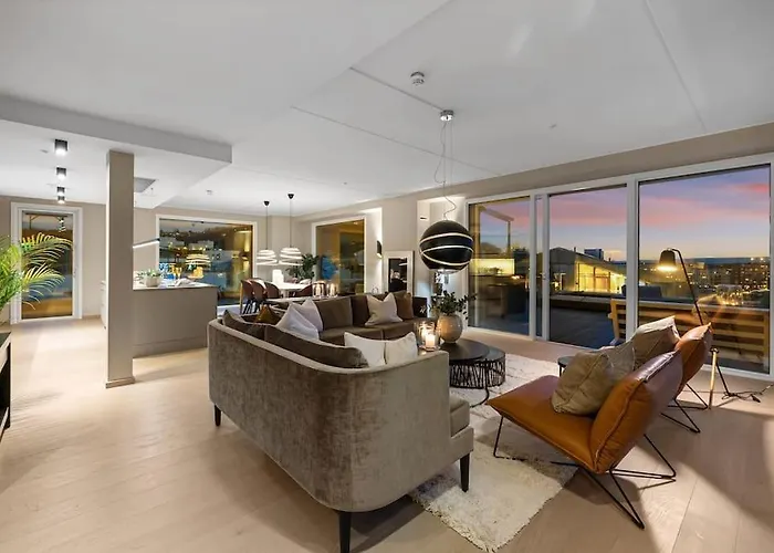 Διαμέρισμα Luxury Penthouse In Oslo, Fjord View, Jacuzzi And Huge Terrasse