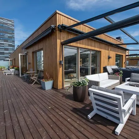Lejlighed Luxury Penthouse In Oslo, Fjord View, Jacuzzi And Huge Terrasse *